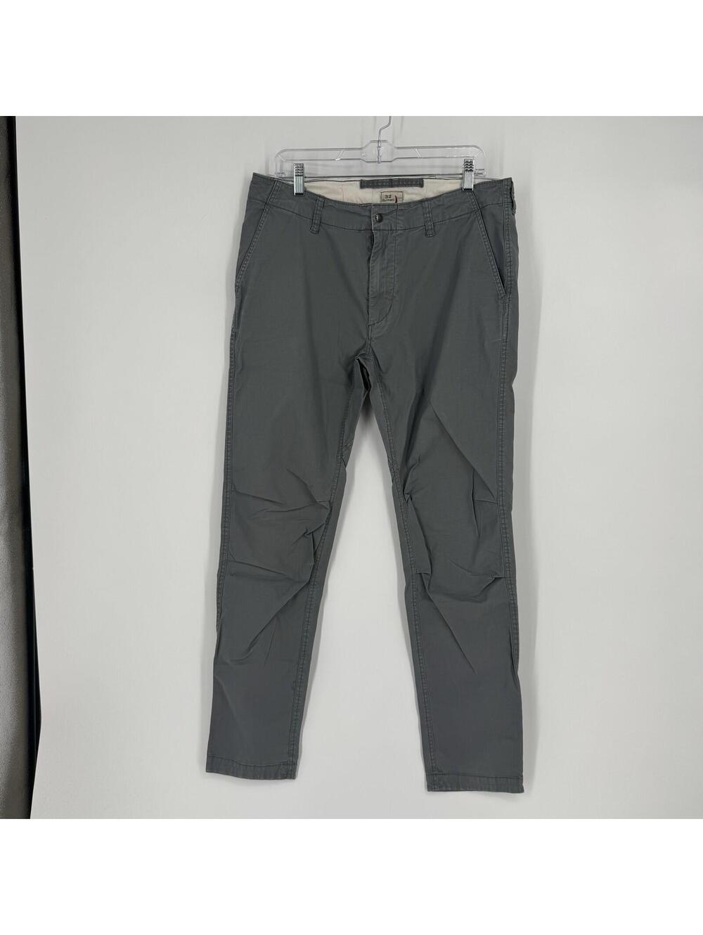 Relwen pants mens 32 flyweight flex chino gray athleisure classic minimalist